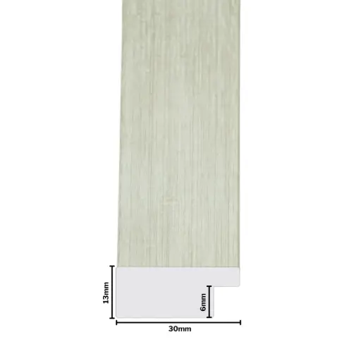 [1132H] PS Moulding W 30 X H 13 X L 2900mm Cream White