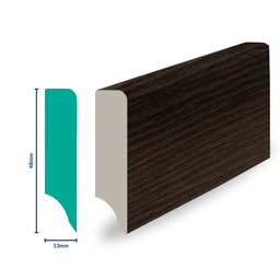 [3017S] HDPS Skirting H 48 X W 13 X L 2700mm Imbuia
