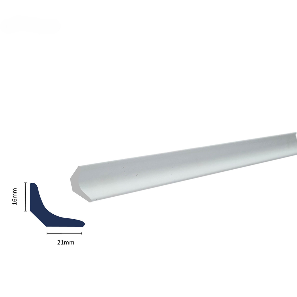 [ERP008W-S] HDPS SCOTIA H 21 X W 16 X L 2700MM WHITE