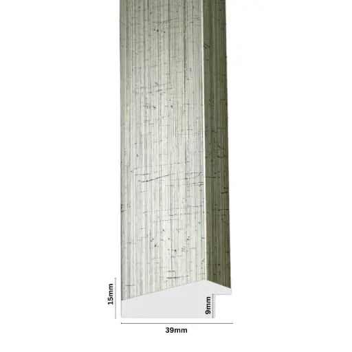[805G] PS Moulding W 39 X H 15 X L 2900mm Silver