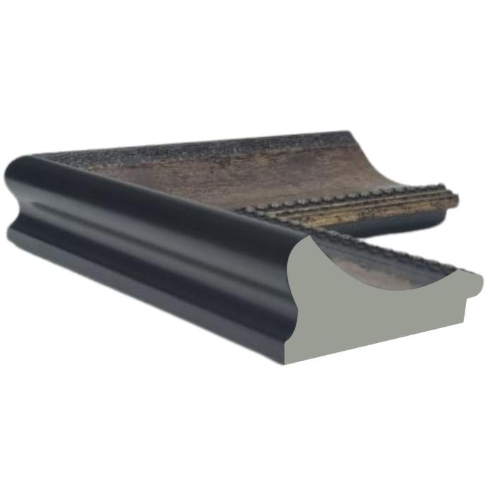 [1112B] PS MOULDING W 87 X H 40 X L 2900MM MEDIUM WOODSTAIN