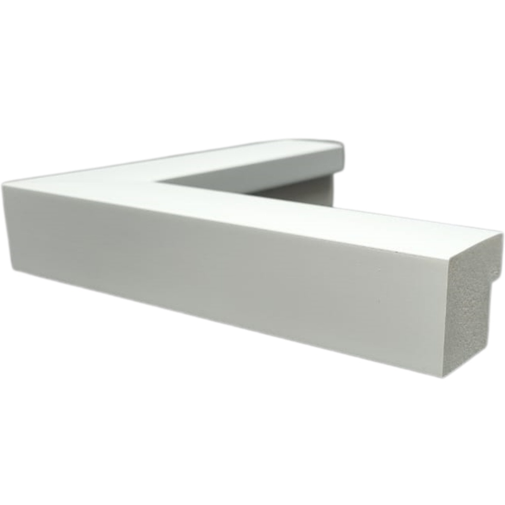 [1116A] PS MOULDING W 41 X H 38 X L 2900MM GLOSS WHITE