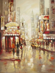 [PXFC230] Print On Canvas Street Scene 1500X2000mm