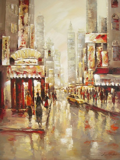 [PXFC230] Print On Canvas Street Scene 1500X2000mm