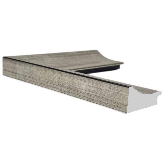 [1114B] PS MOULDING W 63 X H 27 X L 2900MM SILVER