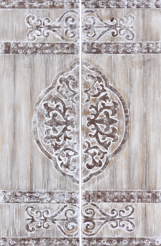 [PXYW652] OIL ON CANVAS DOORS 500X1500MM