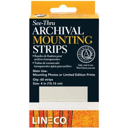 [AC403187] Tape Conservation Self Adhesive Mounting Strips Acid Free