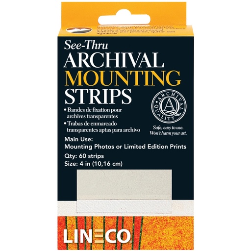 [AC403187] Tape Conservation Self Adhesive Mounting Strips Acid Free