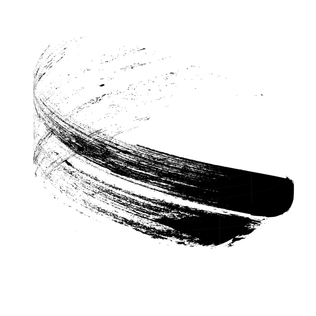 [PXM078] PRINT ON CANVAS BLACK BRUSH STROKE IV 800X800MM
