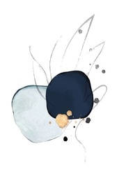 [PXM070] Print On Canvas Water Blobs 600X900mm