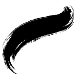 [PXM075] PXM075 - Black Brush Stroke I (800 X 800)