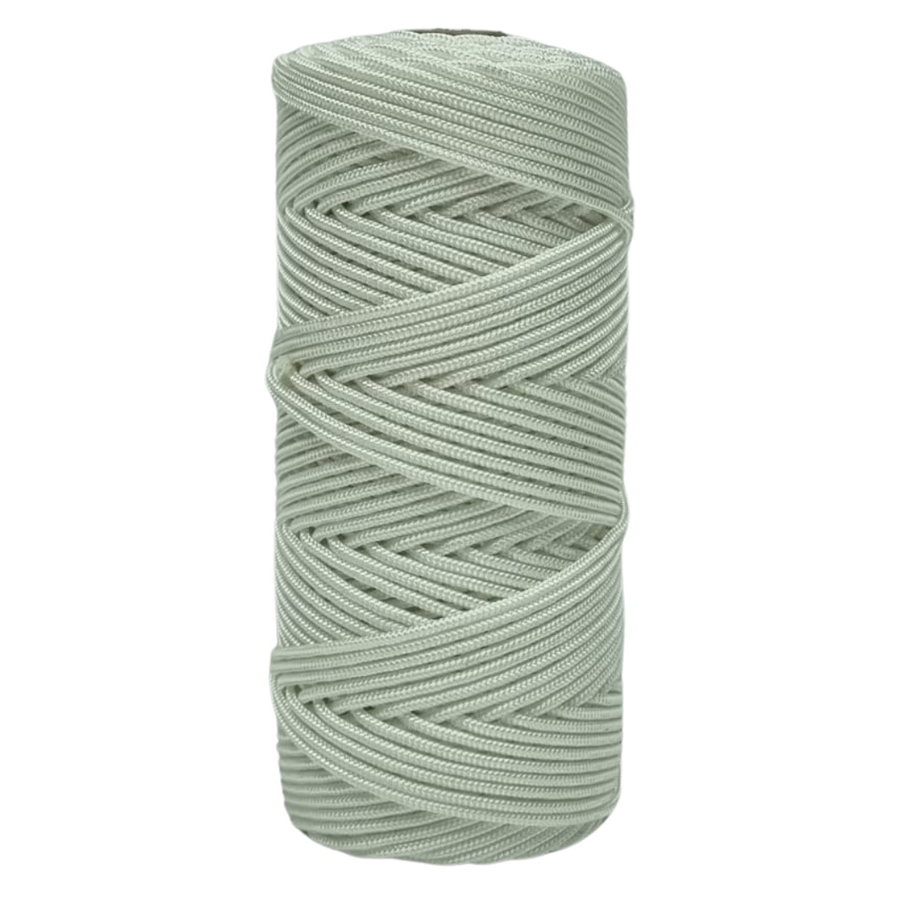 [AC403151] PICTURE HANGING TWINE POLYESTER BRAID 3.0MM 120M WHITE ROUND