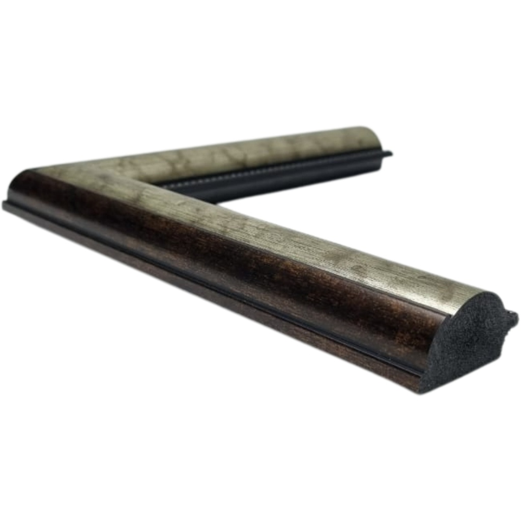 [737C] PS MOULDING W 43 X H 21 X L 2900MM SILVER & BRONZE