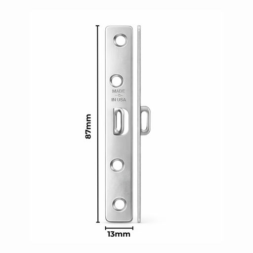 [AC403078] Hanger 4 Hole Steel Wire 13X87mm 100 Pack Silver