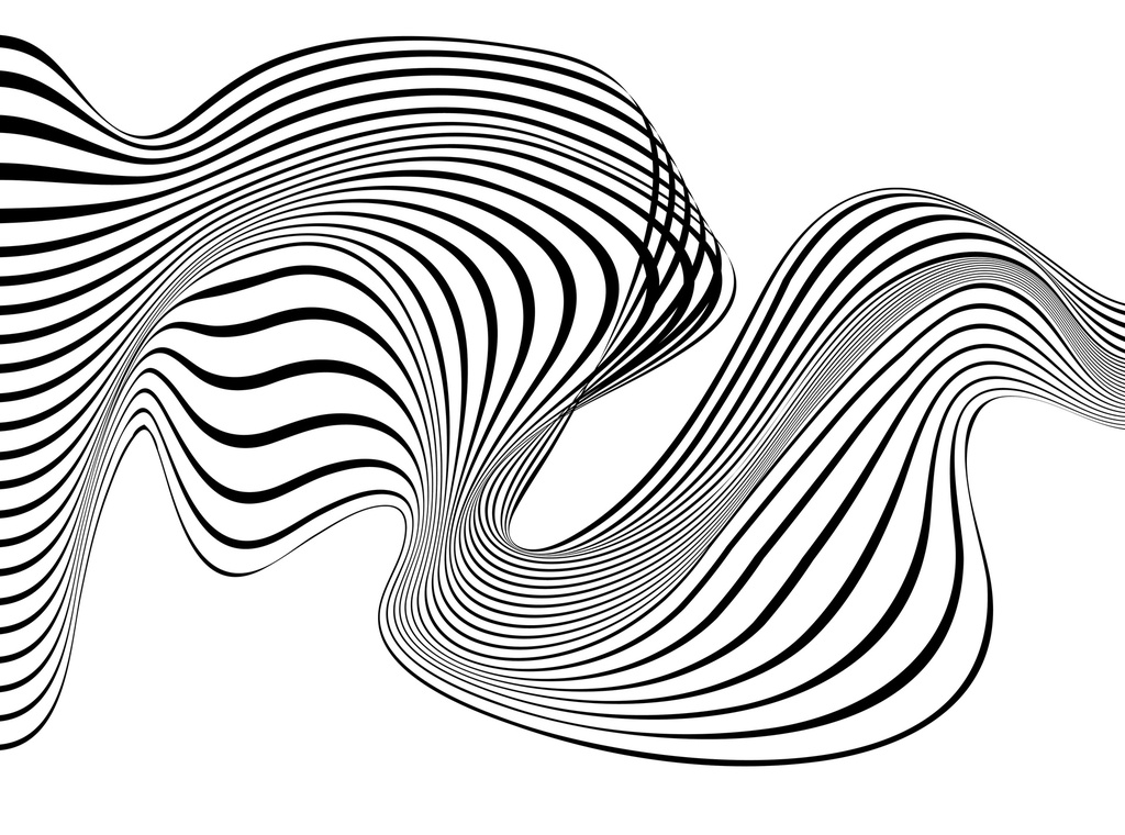 [PXM073/1139M] PRINT ON CANVAS OPTICAL ART III 600X900MM