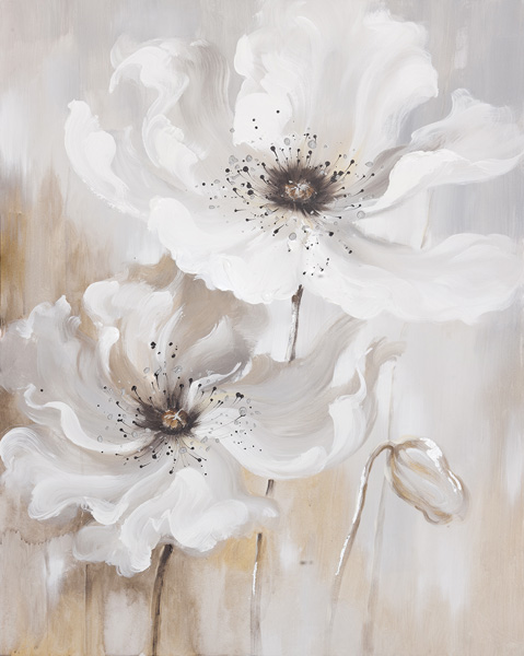 [PXYW605] OIL ON CANVAS FLOWERS 800X1000MM