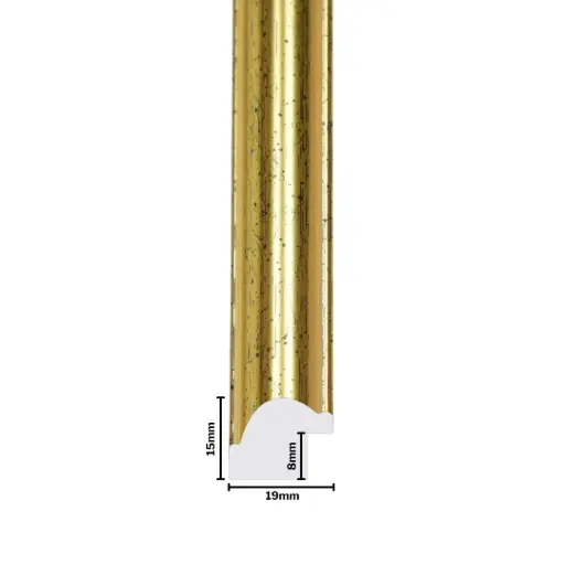 [628A] PS Moulding W 19 X H 15 X L 2900mm Gold