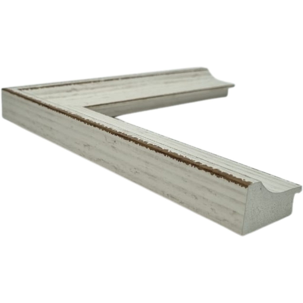 [763Q] PS MOULDING W 40 X H 21 X L 2900MM WHITE WASH