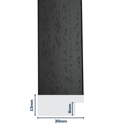 [Q922C] Q-Moulding W 30 X H 13 X L 2900mm Mahogany