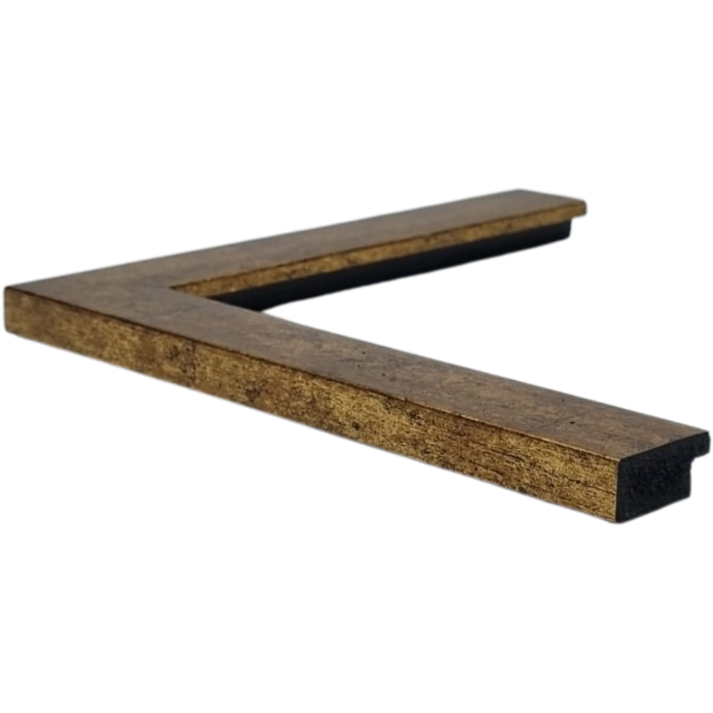 [Q922A] Q-MOULDING W 30 X H 13 X L 2900MM ANTIQUE GOLD