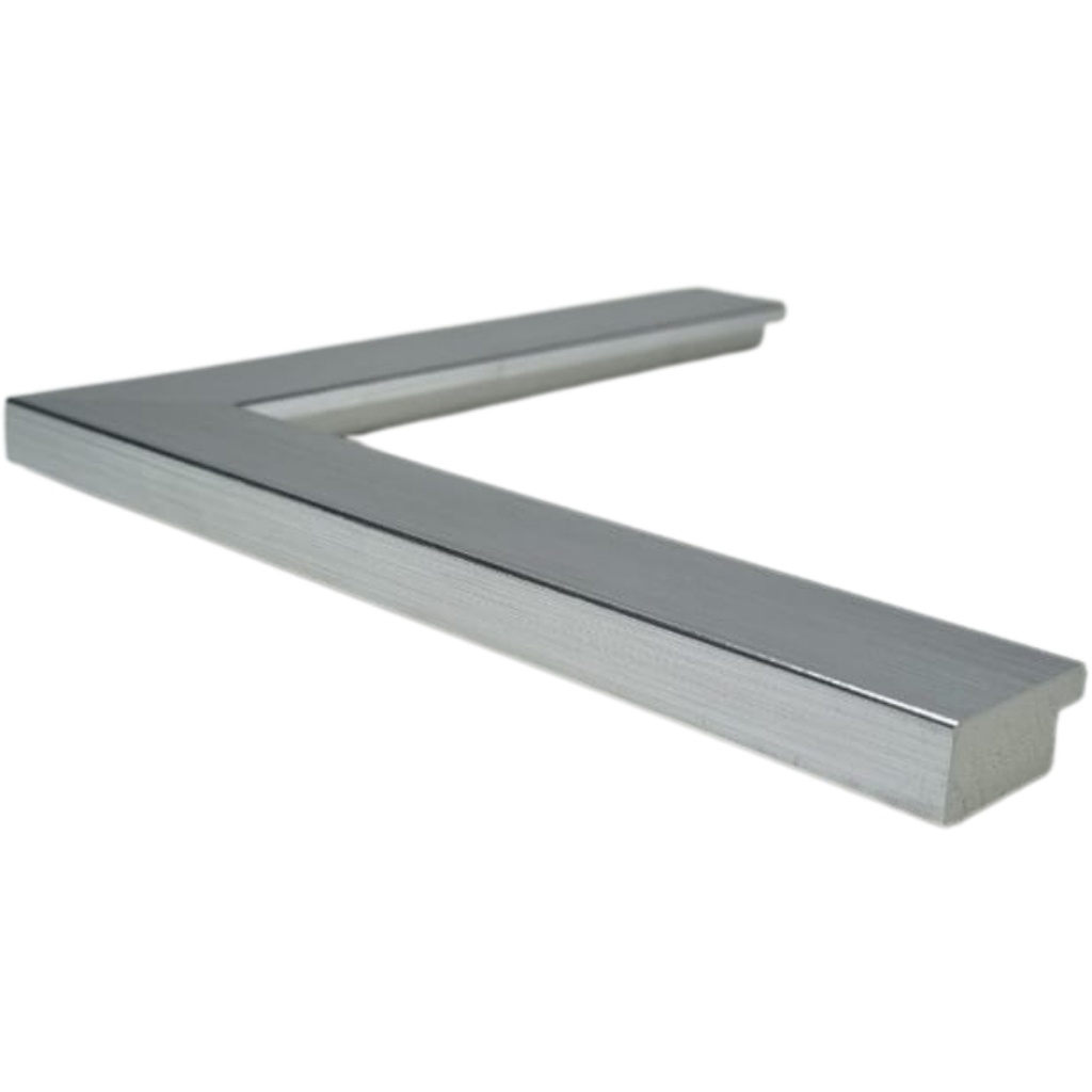 [1062B] PS MOULDING W 30 X H 13 X L 2900MM BRIGHT SILVER