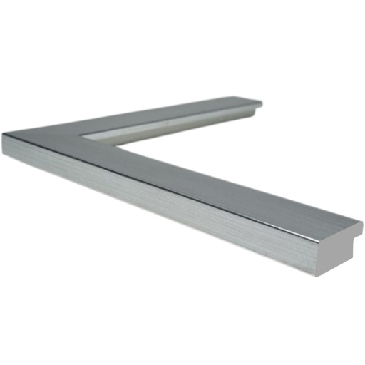 [1062B] PS Moulding W 30 X H 13 X L 2900mm Bright Silver