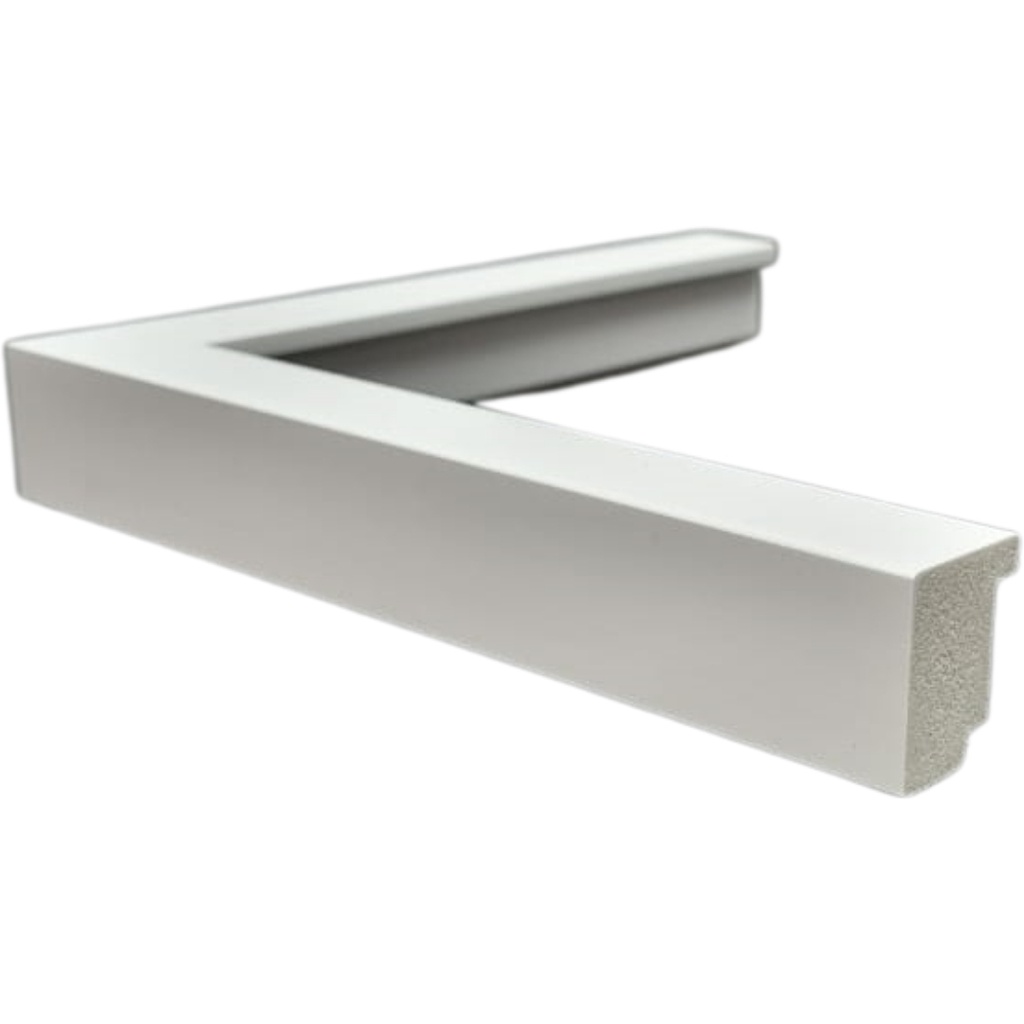 [1124C] PS MOULDING W 25 X H 30 X L 2900MM GLOSS WHITE