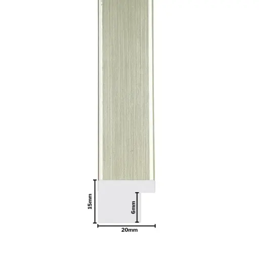 [1128C] PS Moulding W 20 X H 15 X L 2900mm Pewter