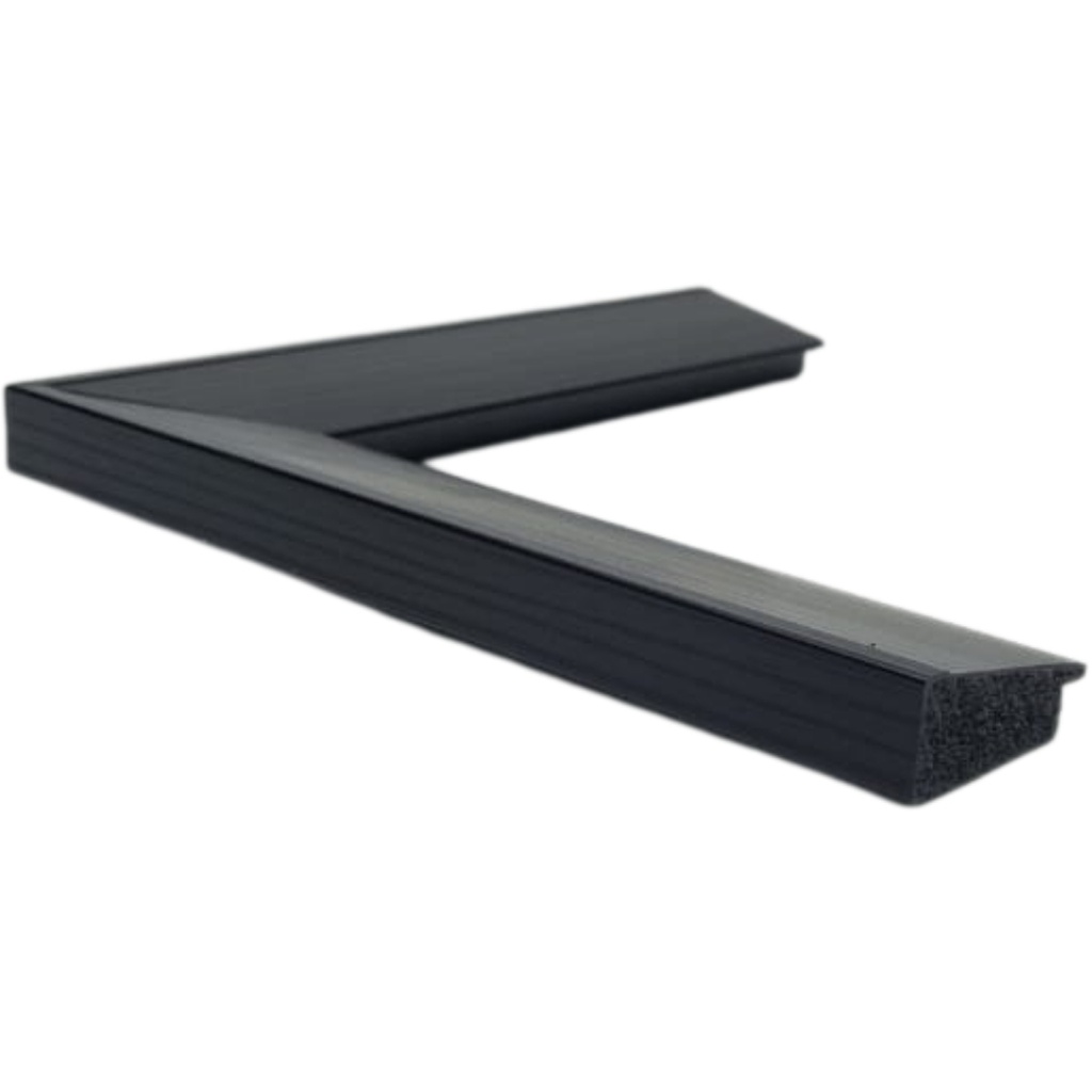 [1122D] PS MOULDING W 42 X H 17 X L 2900MM BLACK