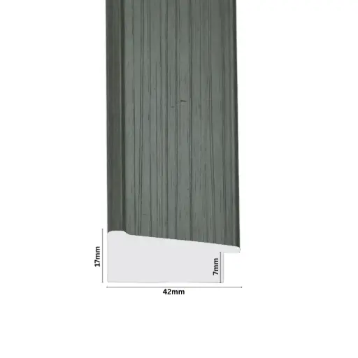 [1122S] PS Moulding W 42 X H 17 X L 2900mm Medium Grey