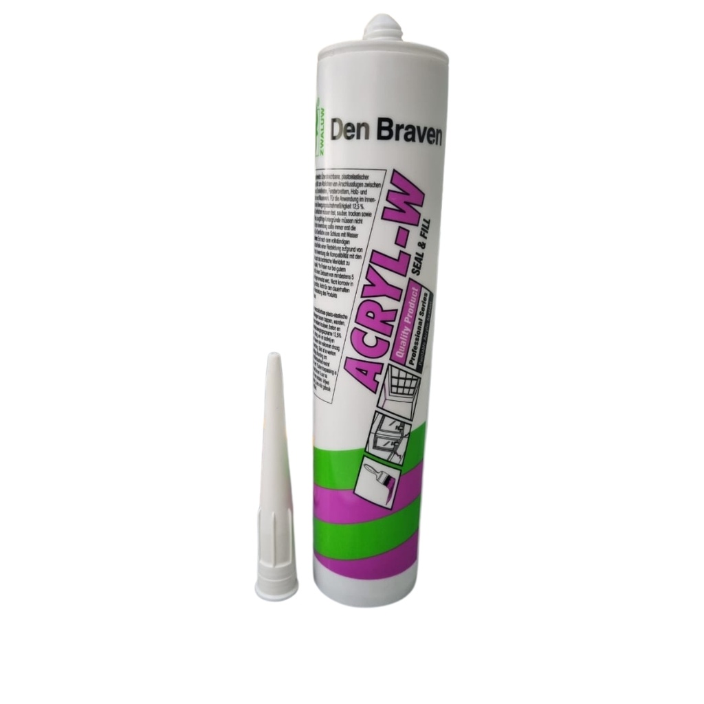 [ADH034] SEALANT DEN BRAVEN ACRYLIC WHITE 290ML