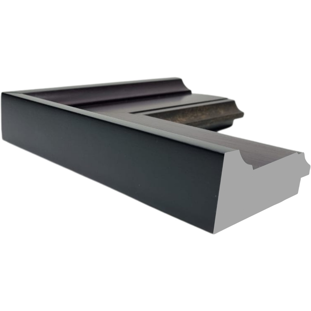 [1065C] PS Moulding W 88 X H 37 X L 2900mm Mahogany