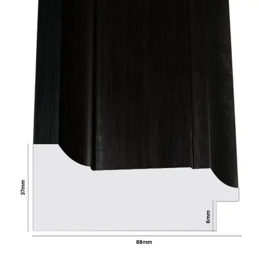 [1065C] PS Moulding W 88 X H 37 X L 2900mm Mahogany
