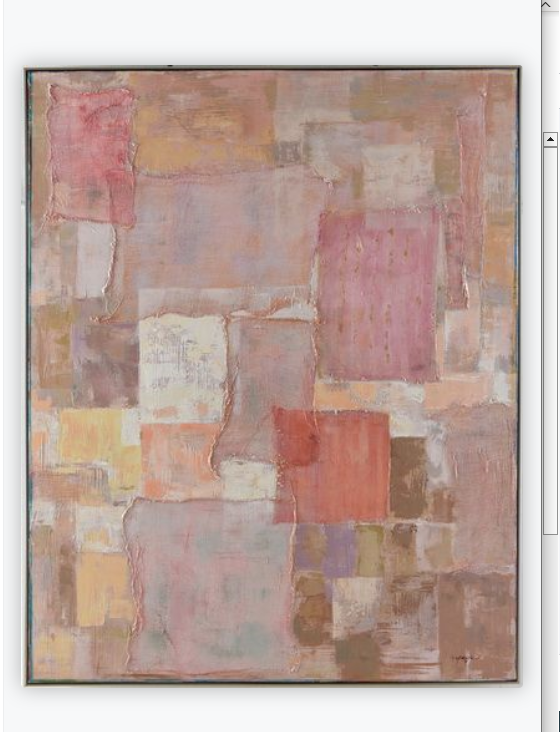 [PXFC362] OIL ON CANVAS ABSTRACT 1200X1500MM