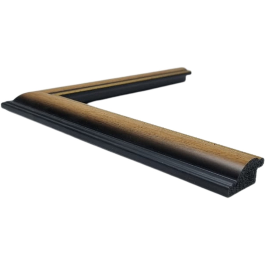 [601ZB] PS MOULDING W 30 X H 15 X L 2900MM GOLD WOODSTAIN