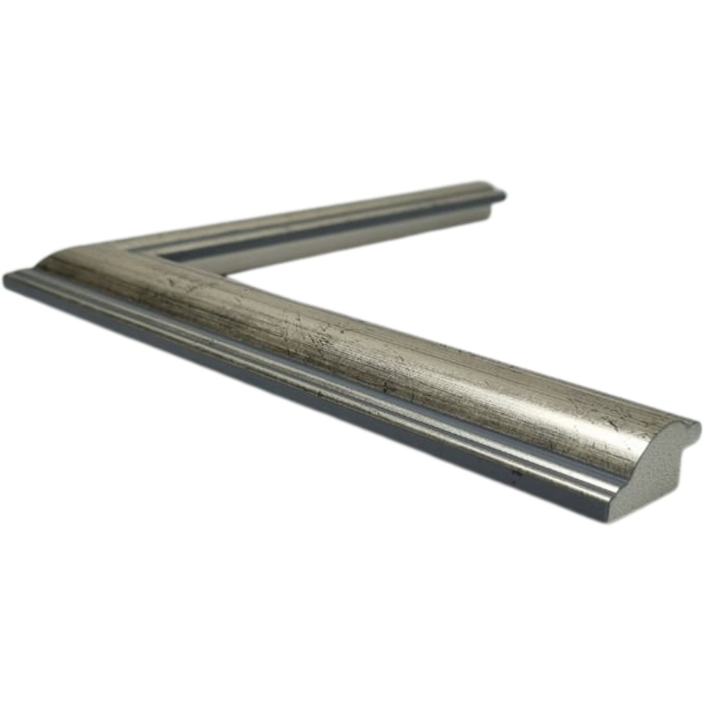 [601ZJ] PS MOULDING W 30 X H 15 X L 2900MM SILVER