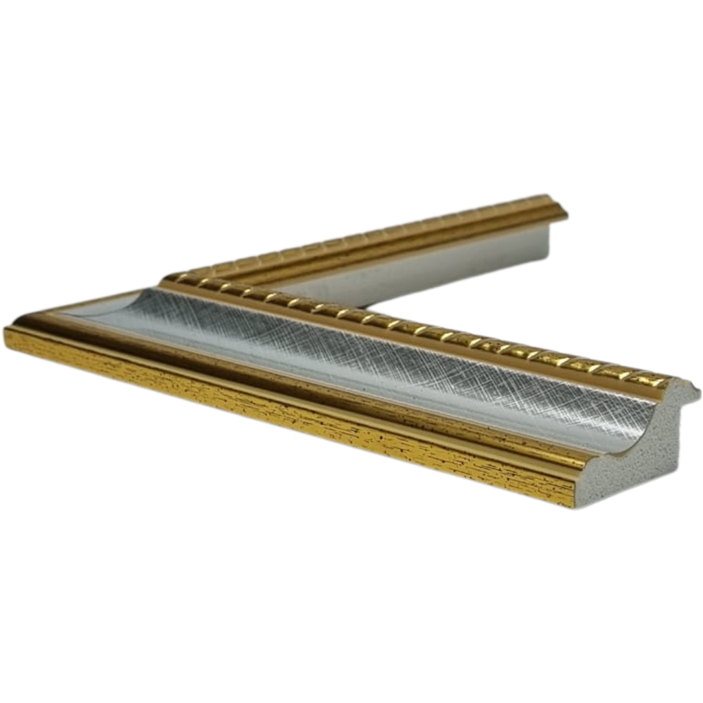 [764-PC9] Q-MOULDING W 46 X H 23 X L 2900MM SILVER