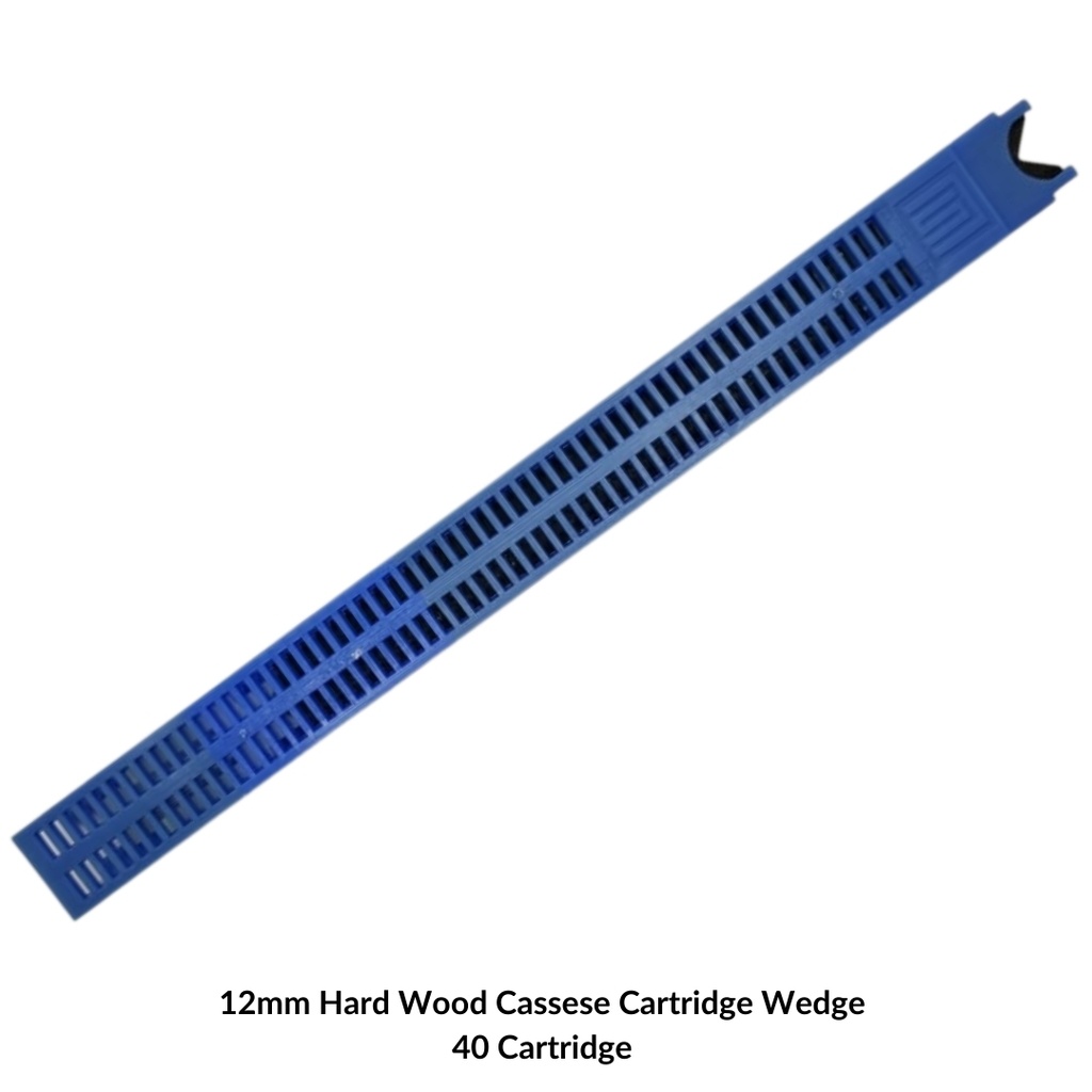 [AC403632] WEDGES CASSESE CARTRIDGE 12MM HARD WOOD 40 CARTRIDGES