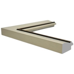 [1109A] PS Moulding W 41 X H 20 X L 2900mm Cream Gold/Black Lines