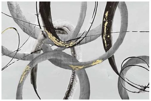 [PXFC390] OIL ON CANVAS ABSTRACT 1200X800MM
