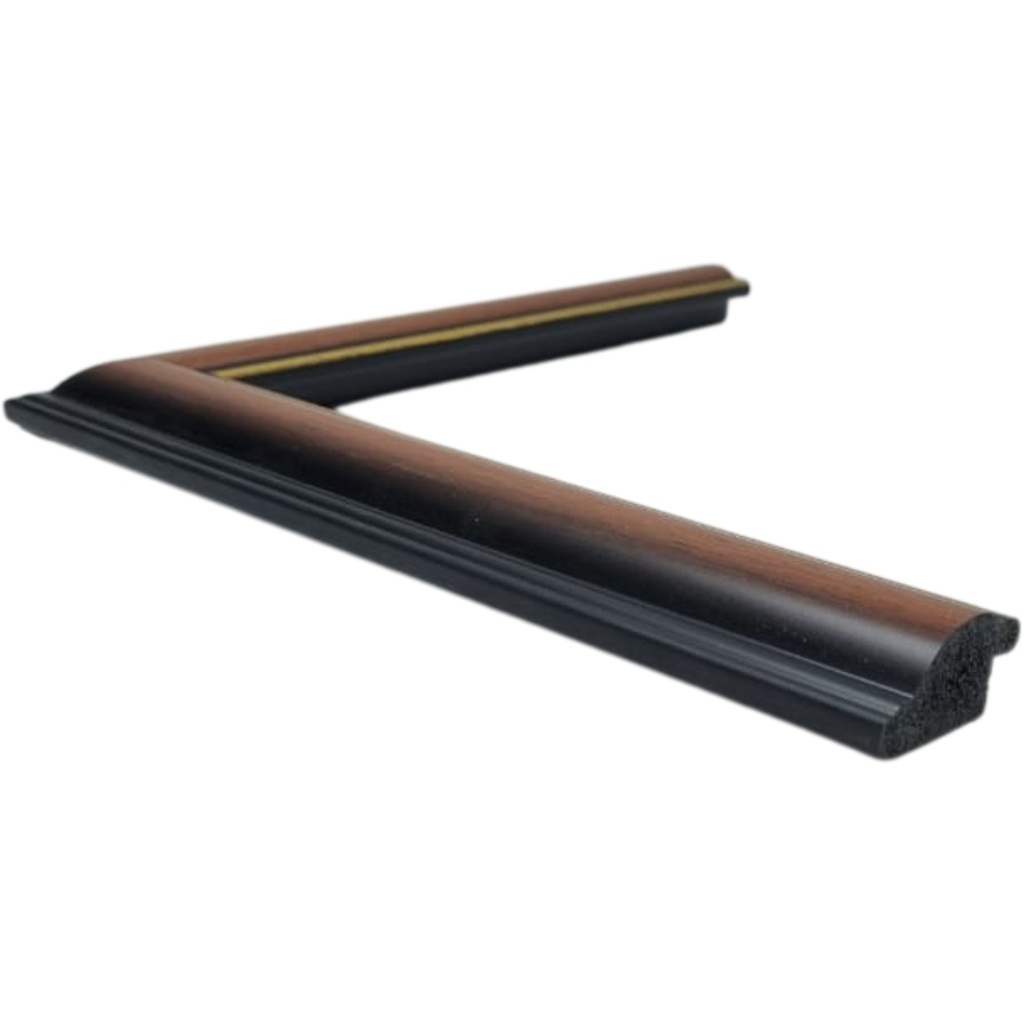 [601T] PS MOULDING W 30 X H 15 X L 2900MM MEDIUM WOODSTAIN