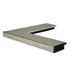 [Q910B] Q-Moulding W 50 X H 17 X L 2900mm Silver