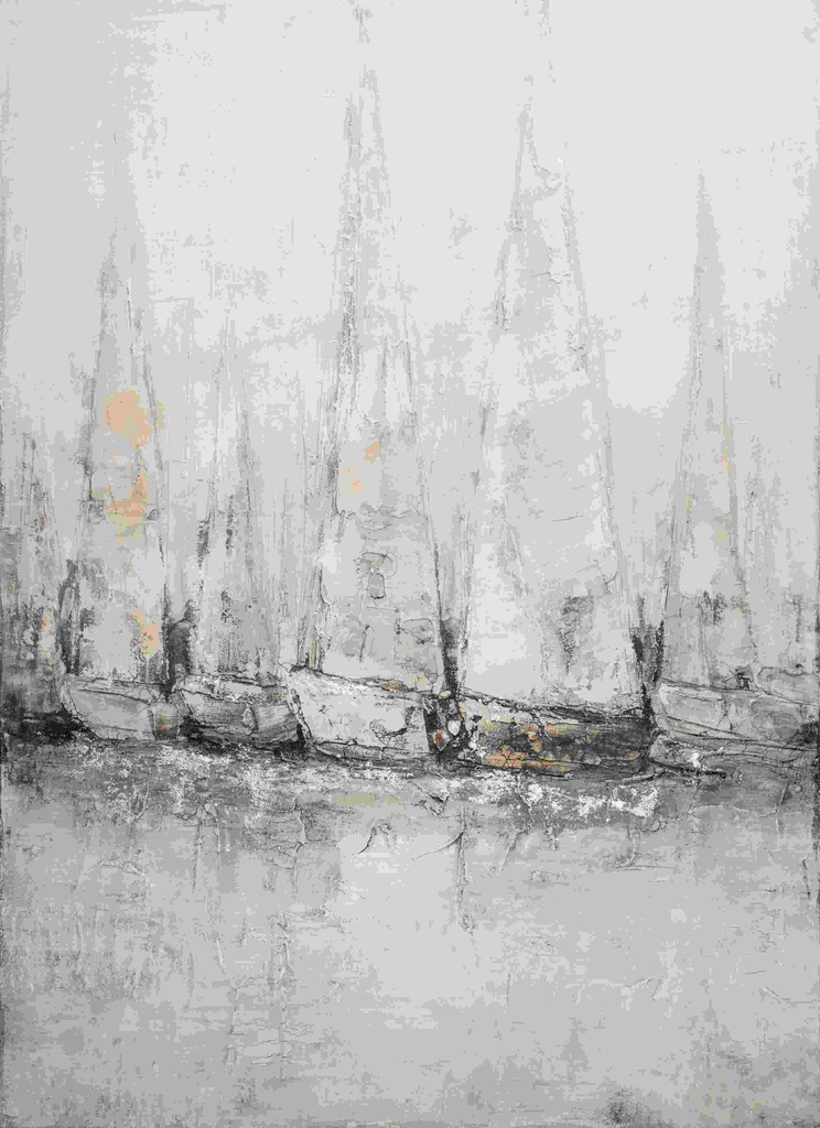 [PXYW710] OIL ON CANVAS YACHTS 900X1200MM