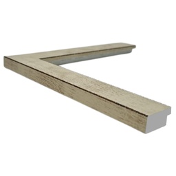 [869L] PS Moulding W 30 X H 13 X L 2900mm White Wash