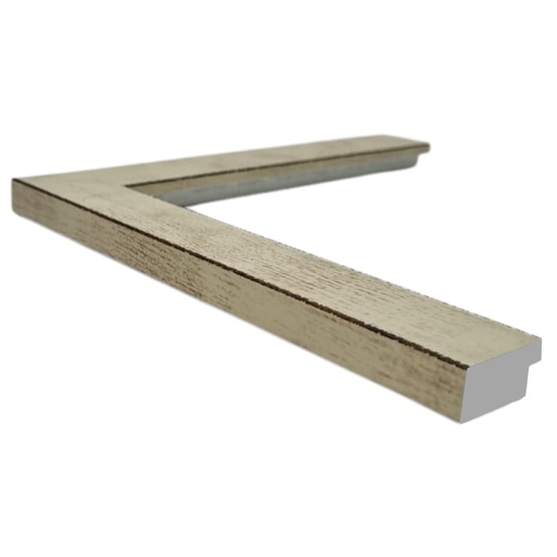 [869L] PS Moulding W 30 X H 13 X L 2900mm White Wash