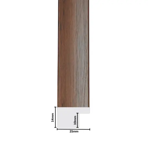 [1087B] PS Moulding W 21 X H 14 X L 2900mm Medium Woodstain