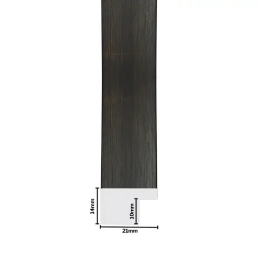 [1087E] PS Moulding W 21 X H 14 X L 2900mm Antique Bronze