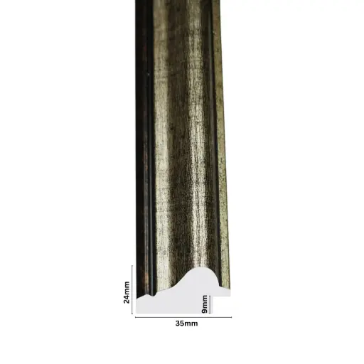 [860A] PS Moulding W 40 X H 20 X L 2900mm Antique Gold