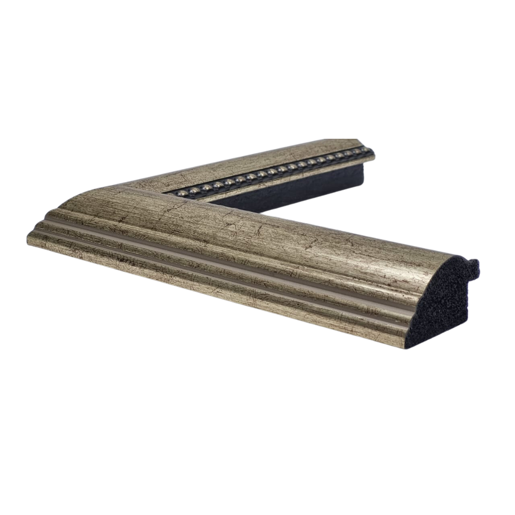 [Q913B] Q-MOULDING W 46 X H 27 X L 2900MM ANTIQUE SILVER