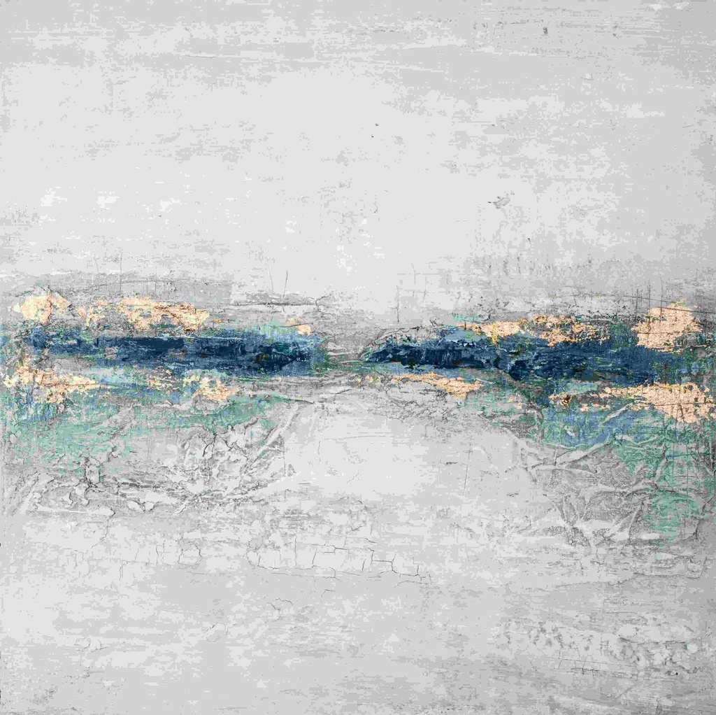 [PXYW708] OIL ON CANVAS ABSTRACT 1000X1000MM